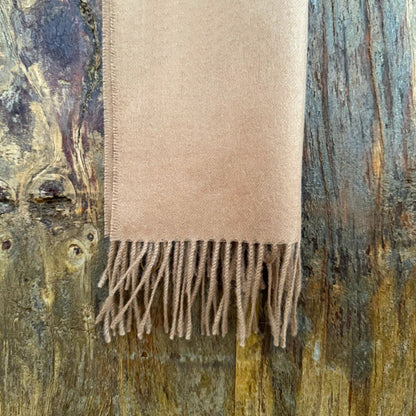 Bufanda camel "Wayra"       100% en Baby Alpaca
